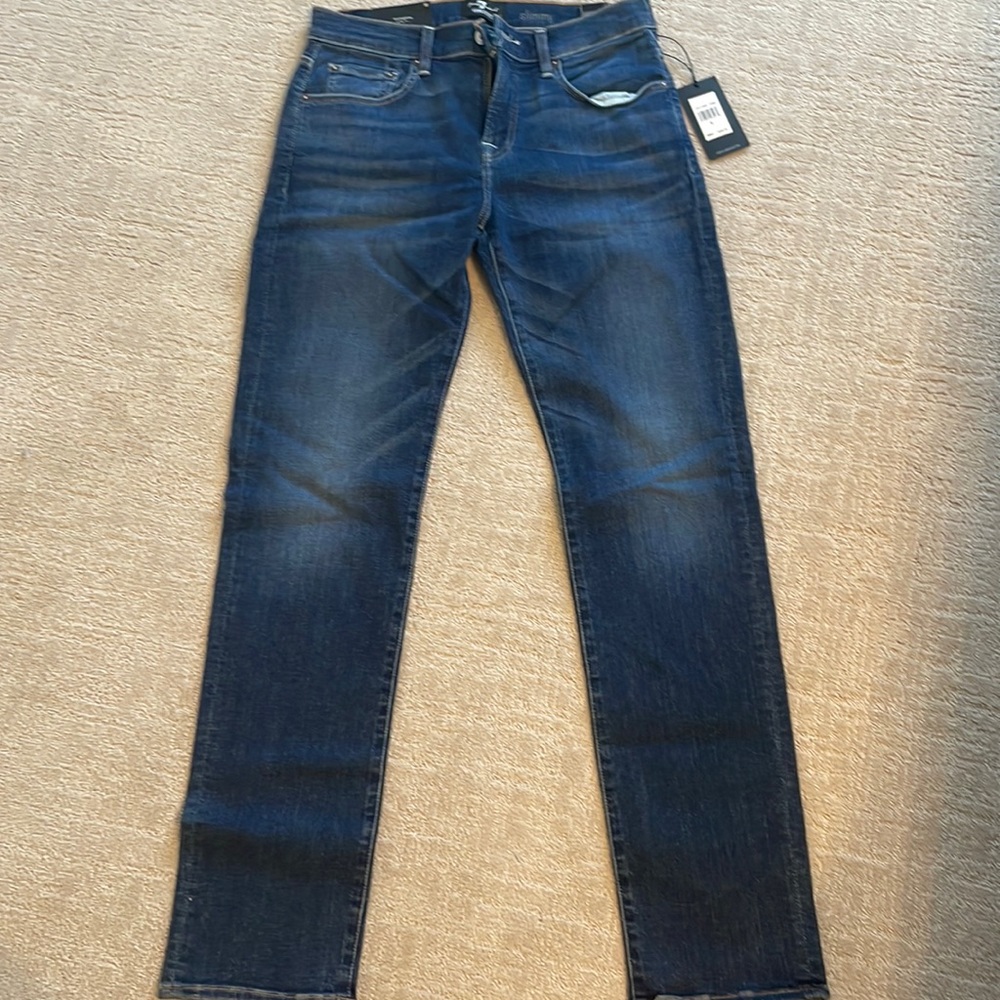 New 7 for all mankind slimmy luxe sport jeans. Size 32 waist